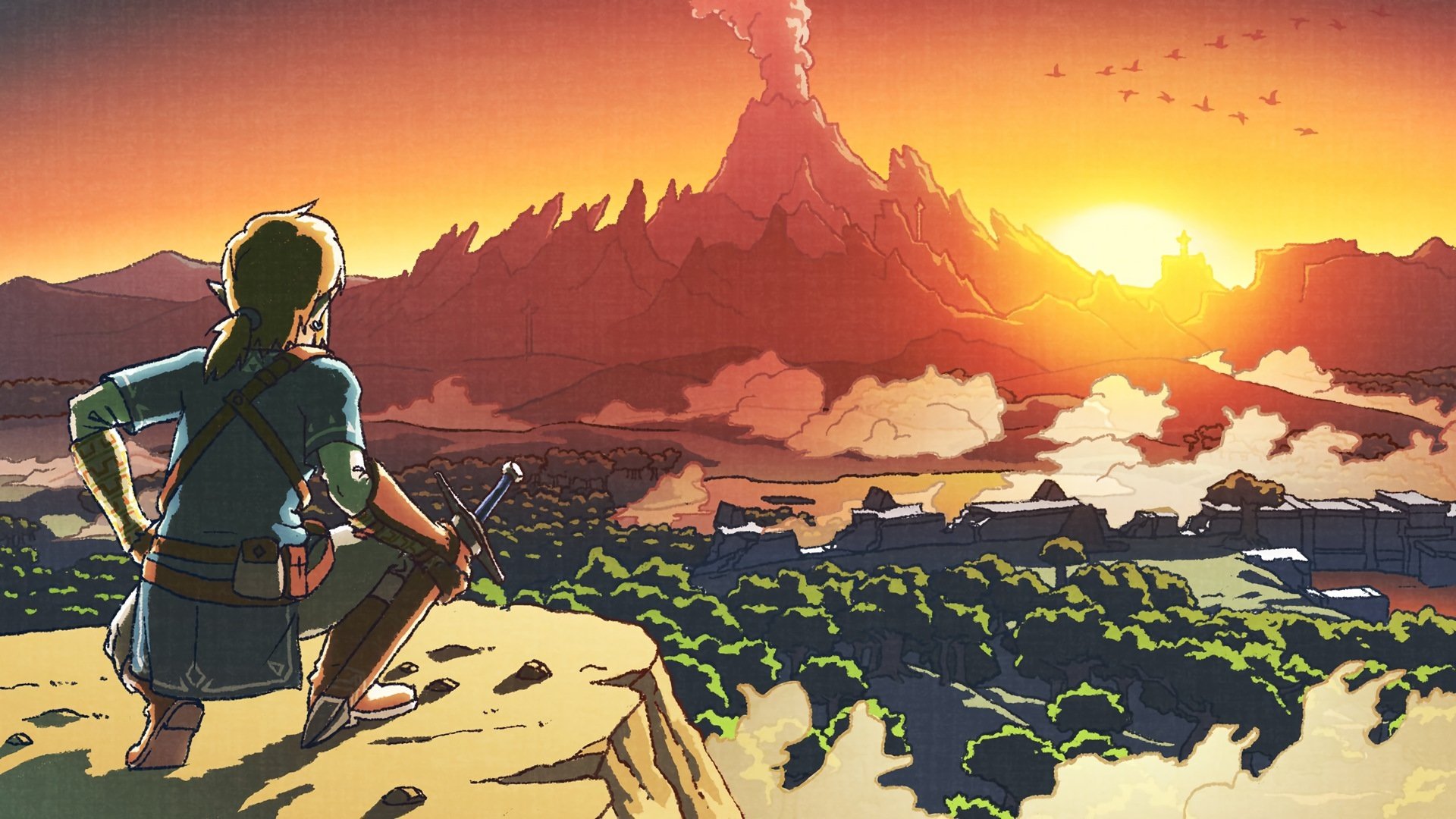 The Legend Of Zelda Breath Wild Full HD Wallpaper