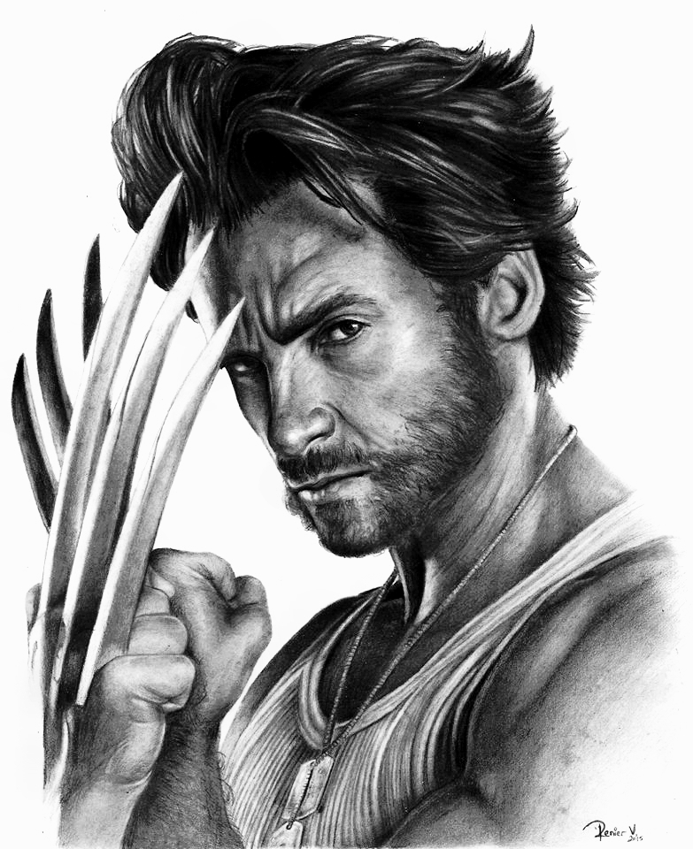 Wolverine Hugh Jackman By Reniervivas666