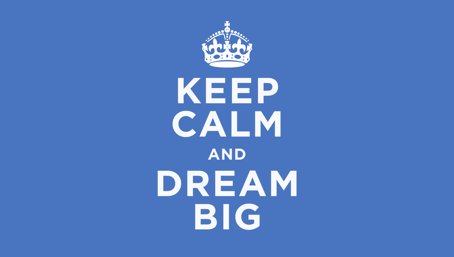 Keep Calm Dream Quotes Background HD Wallpaper