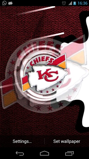 Bigger Kansas City Chiefs Wallpaper For Android Screenshot