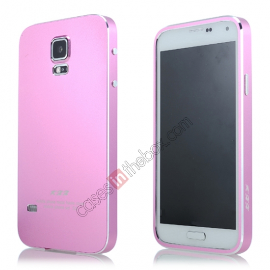 Ultra Thin Metal Aluminium Case Cover For Samsung Galaxy S5 Pink