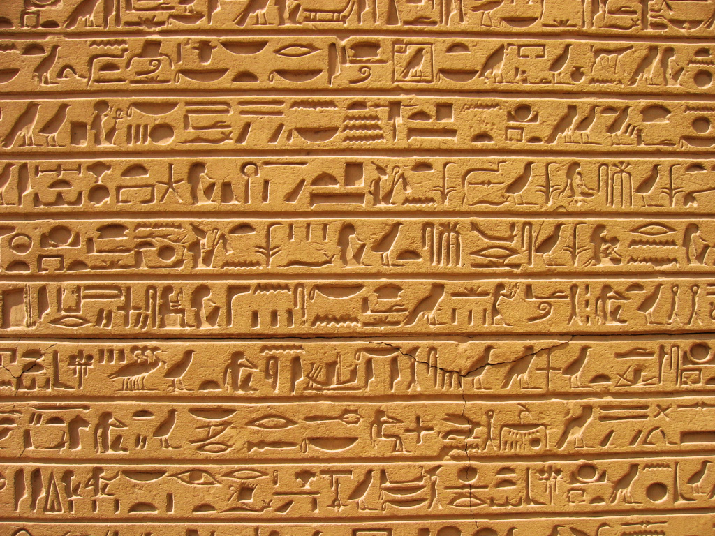 Displaying Image For Egyptian Hieroglyphics Wallpaper