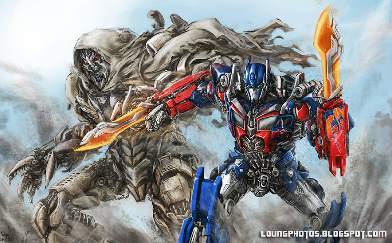 Still Of Megatron And Optimus Prime Battle At Transformers Dark The