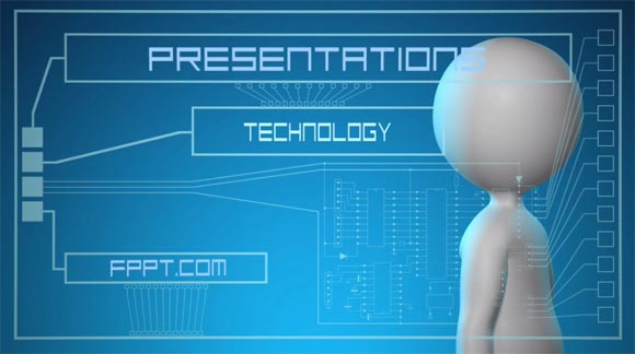 Animated Futuristic Powerpoint Template Presentation