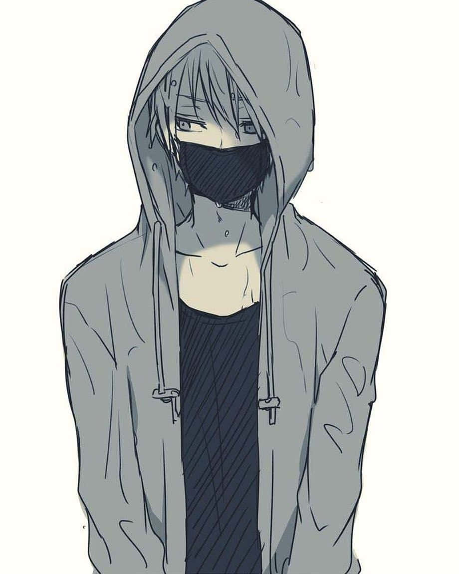 Anime Boy With Mask Wallpaper