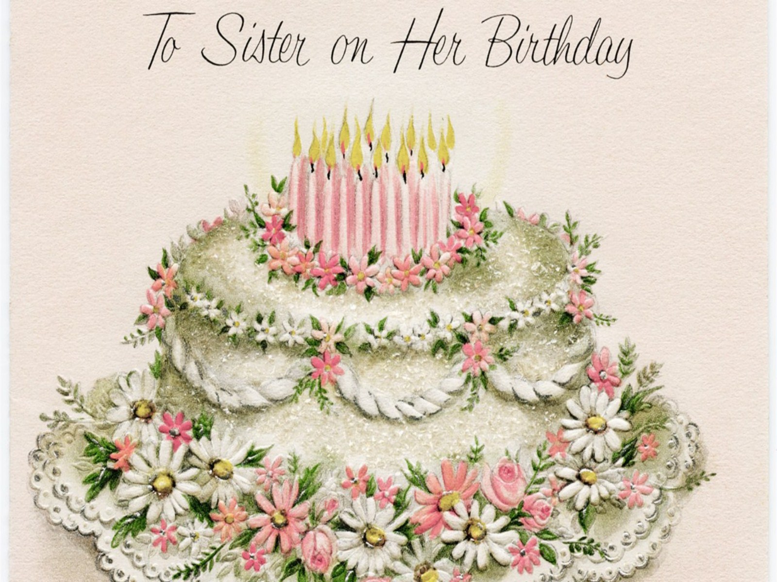 Free download for sister printable picture free printable birthday cards  for sister [1600x1200] for your Desktop, Mobile & Tablet | Explore 46+ Happy  Birthday Sister Wallpaper | Happy Birthday Background, Happy Birthday