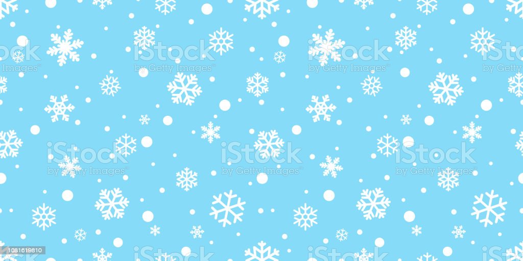 Snowflake Seamless Pattern Vector Christmas Snow Xmas Santa Claus