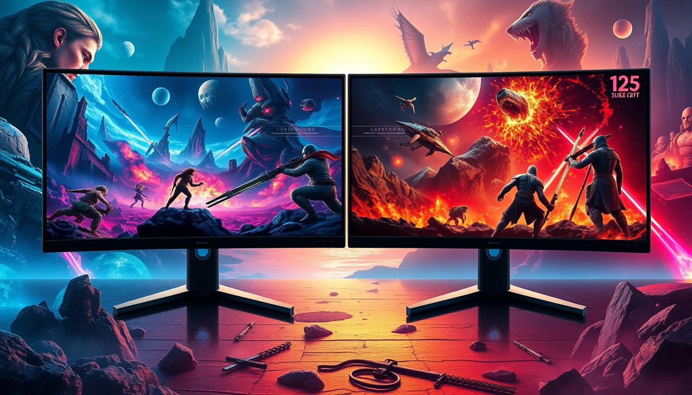 Video Game Dual Monitor Wallpaper