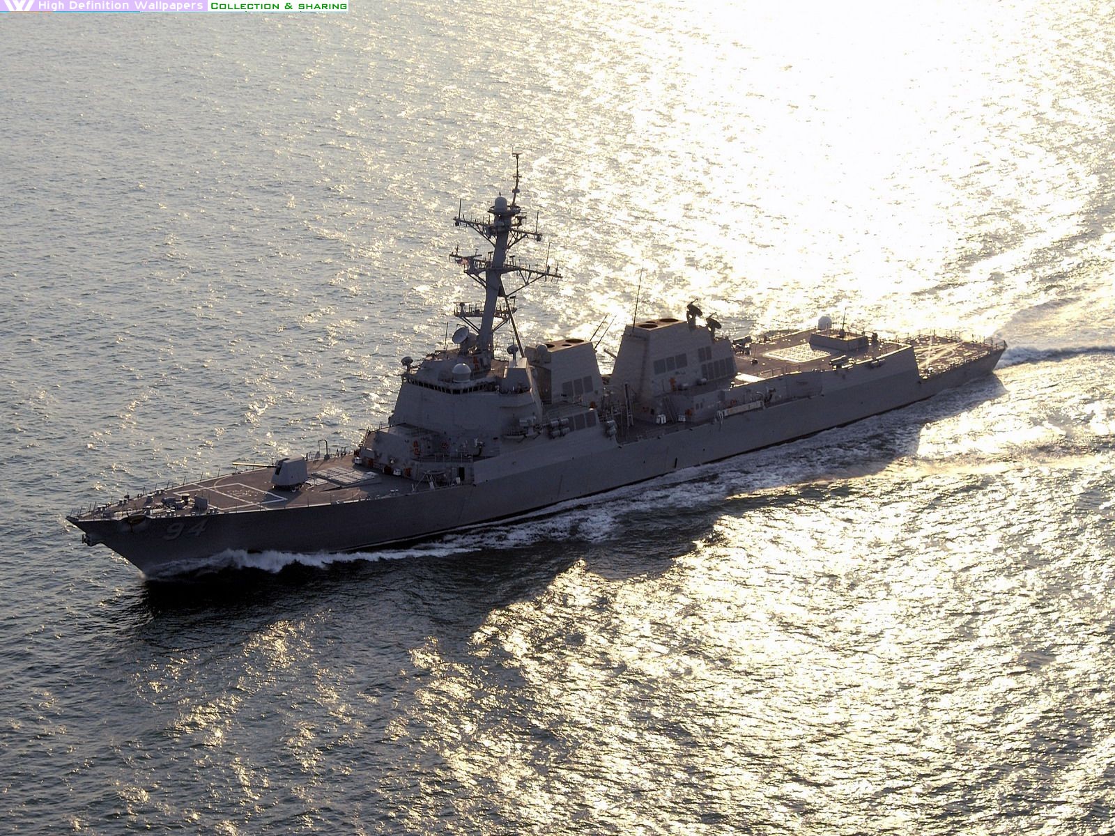 Us Navy Arleigh Burke Class Guided Missile Destroyer Wallpaper