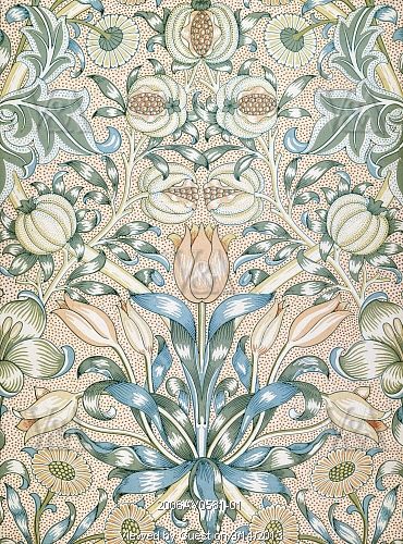 Lily And Pomegranate Wallpaper By William Morris England Late 19th