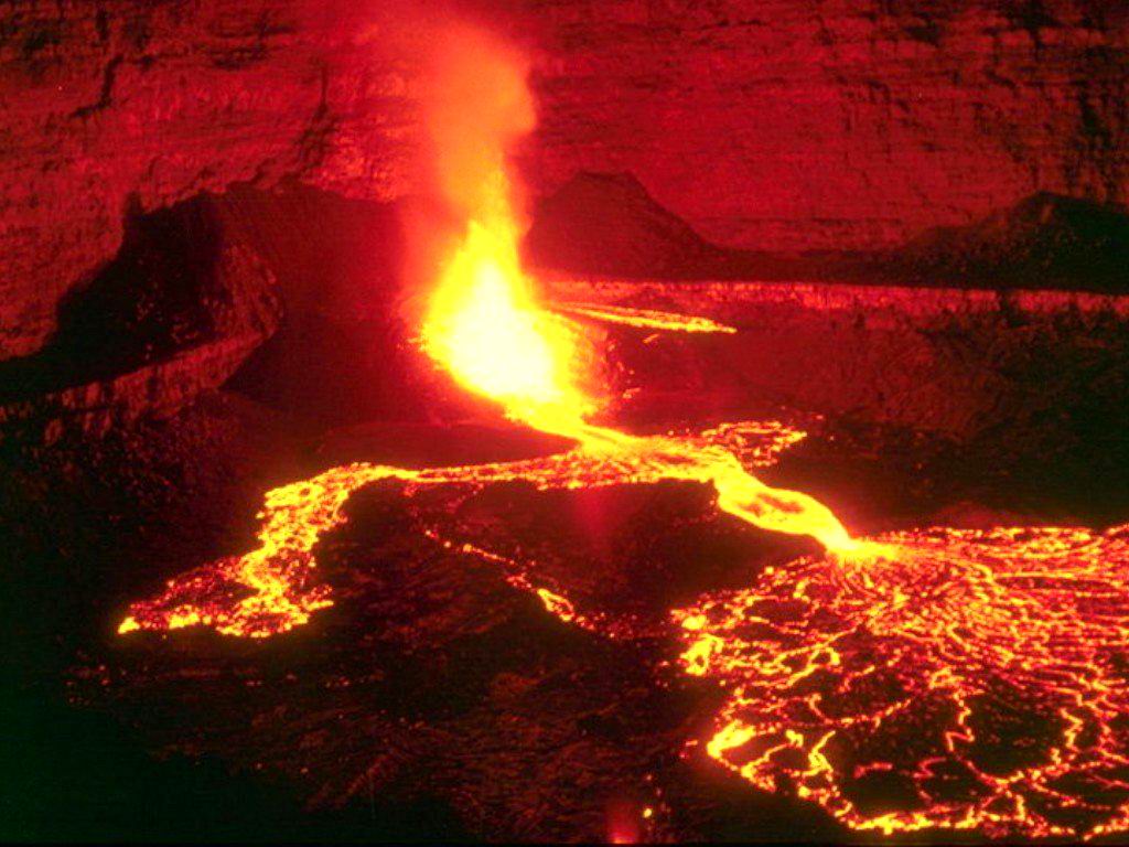 Lava Volcano Eruption HD Wallpaper Background Image