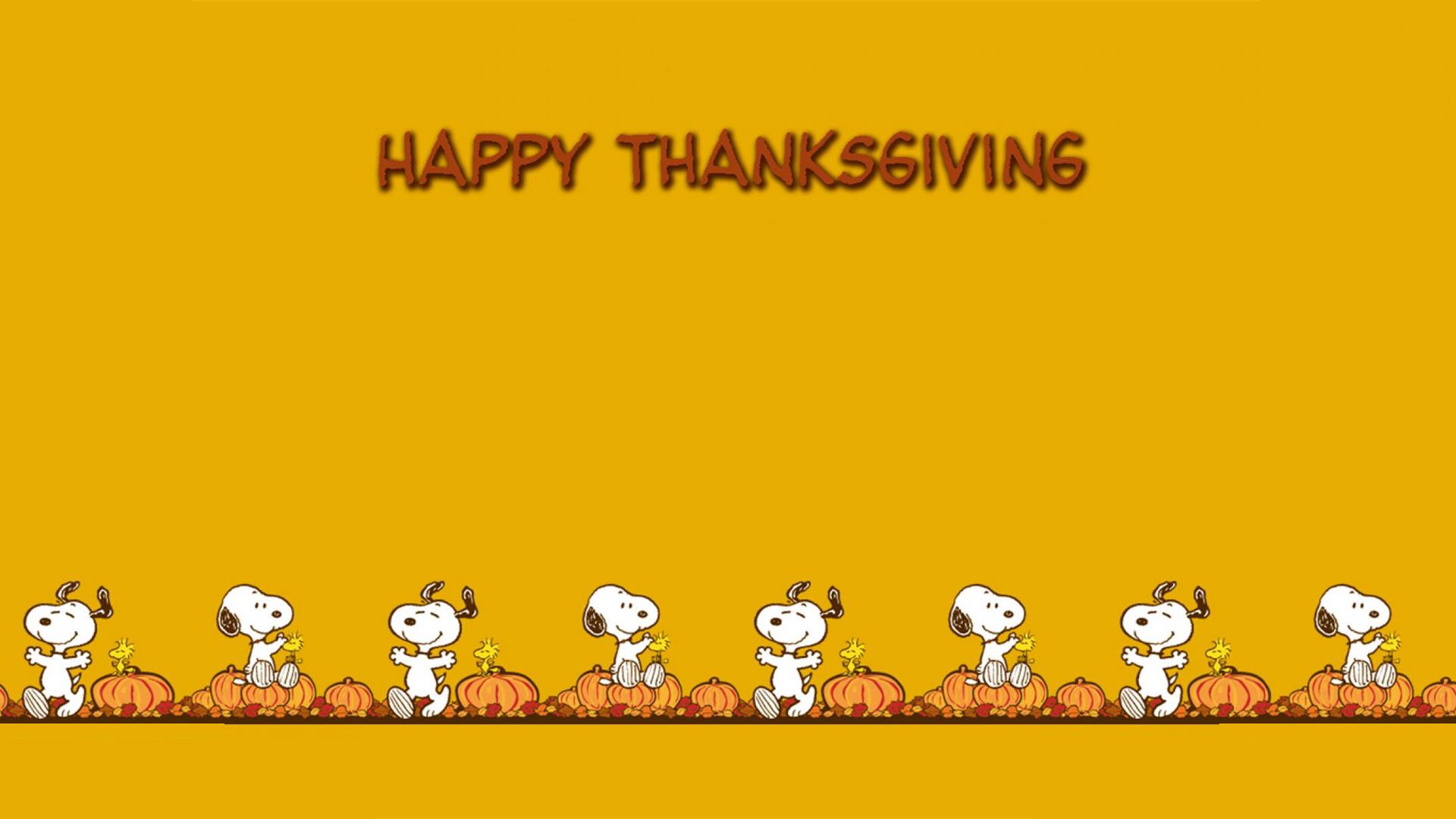 Snoopy Thanksgiving Wallpaper Background Widescreen