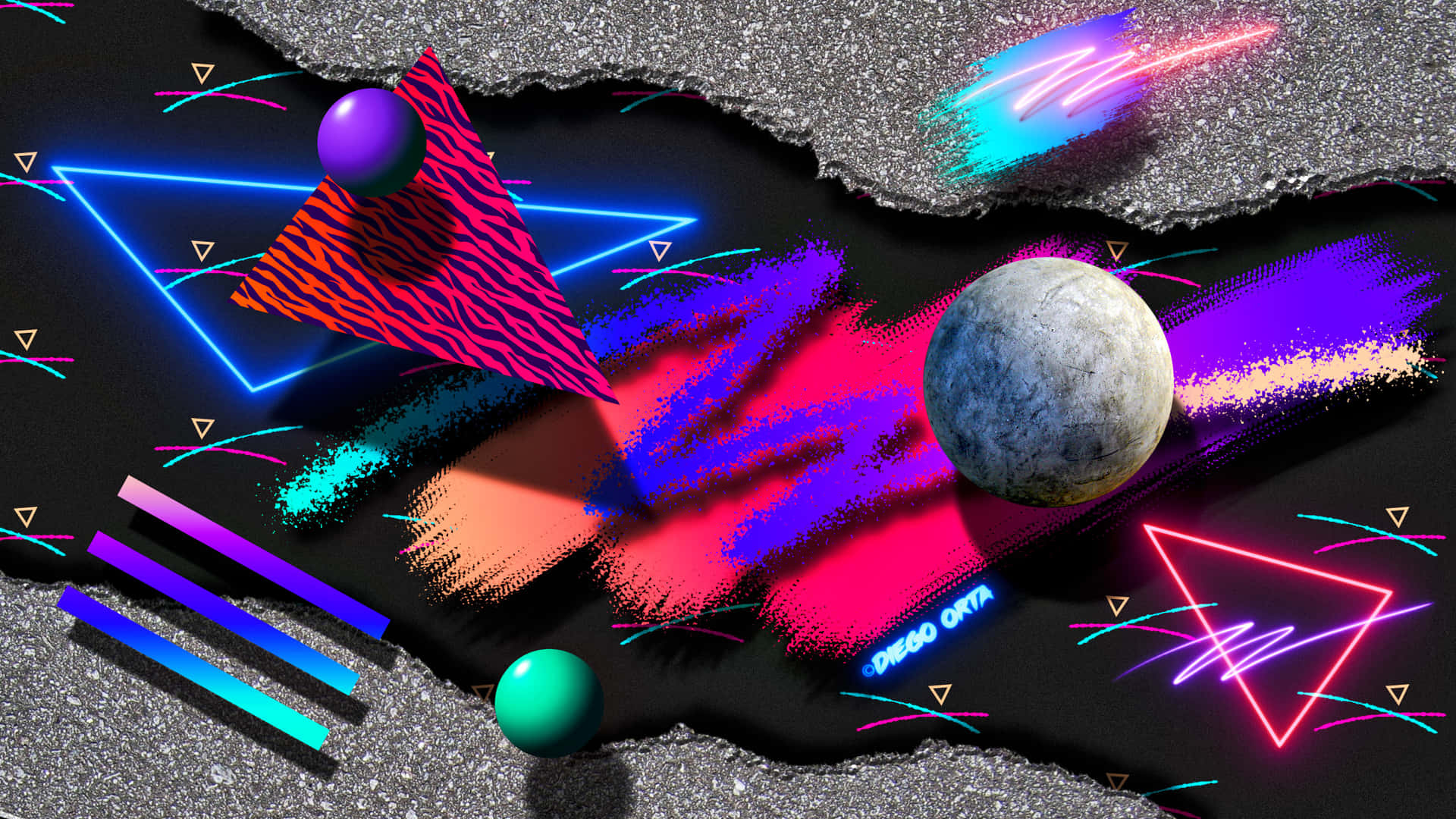 90s Aesthetic Laptop Wallpaper