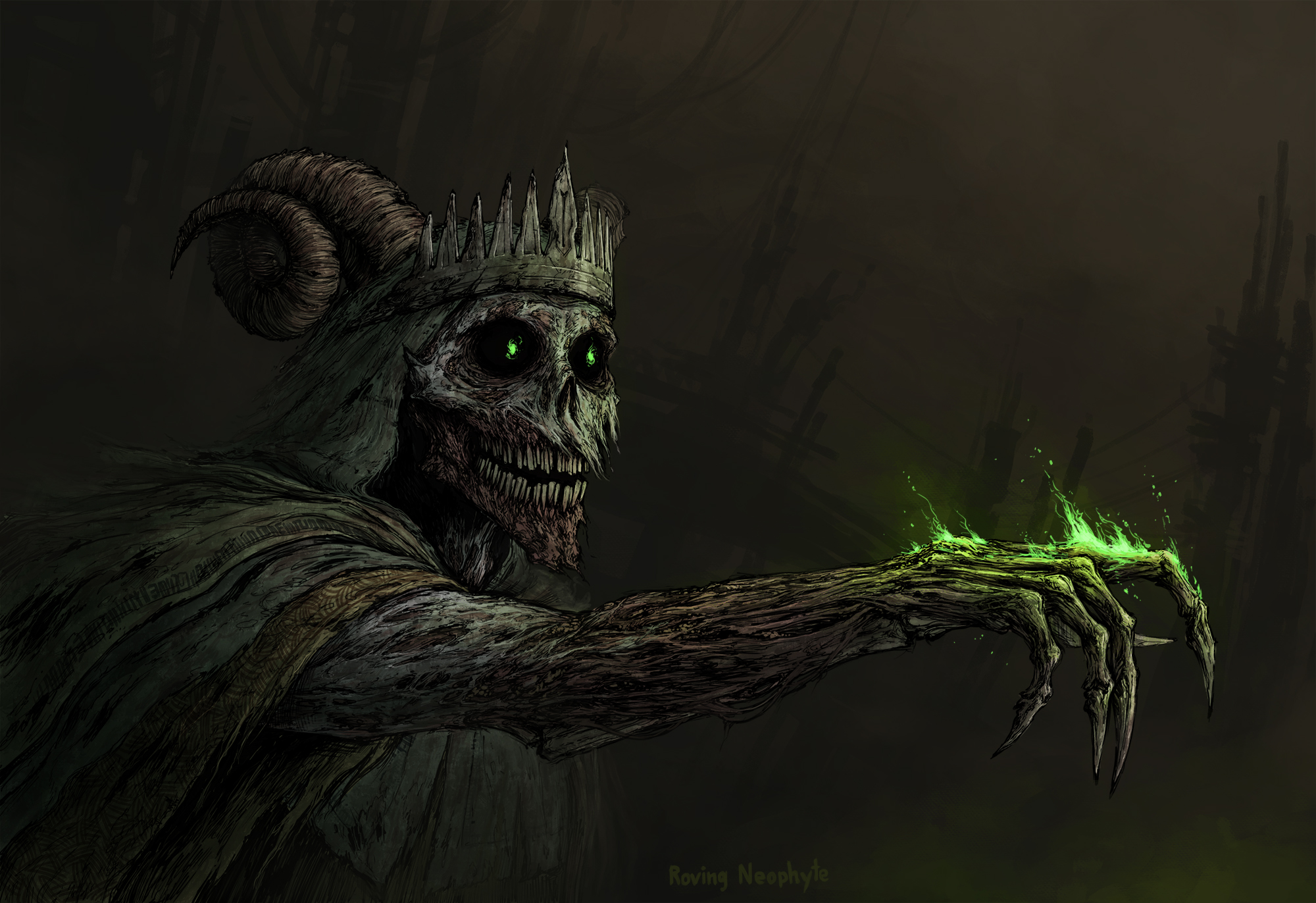 Lich By Rovingneophyte Wallpaper