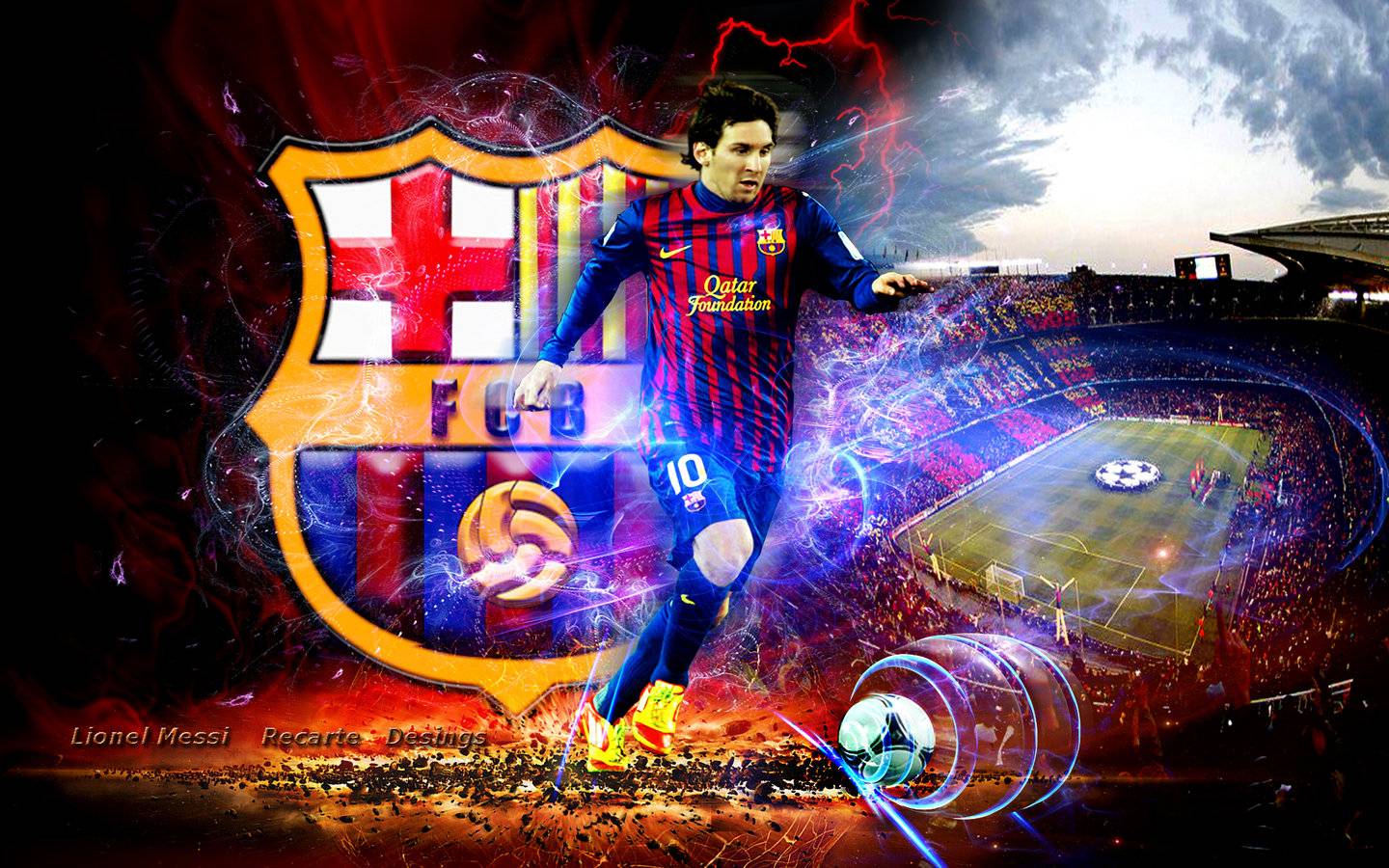 Messi Lionel Barcelona Fc Wallpaper