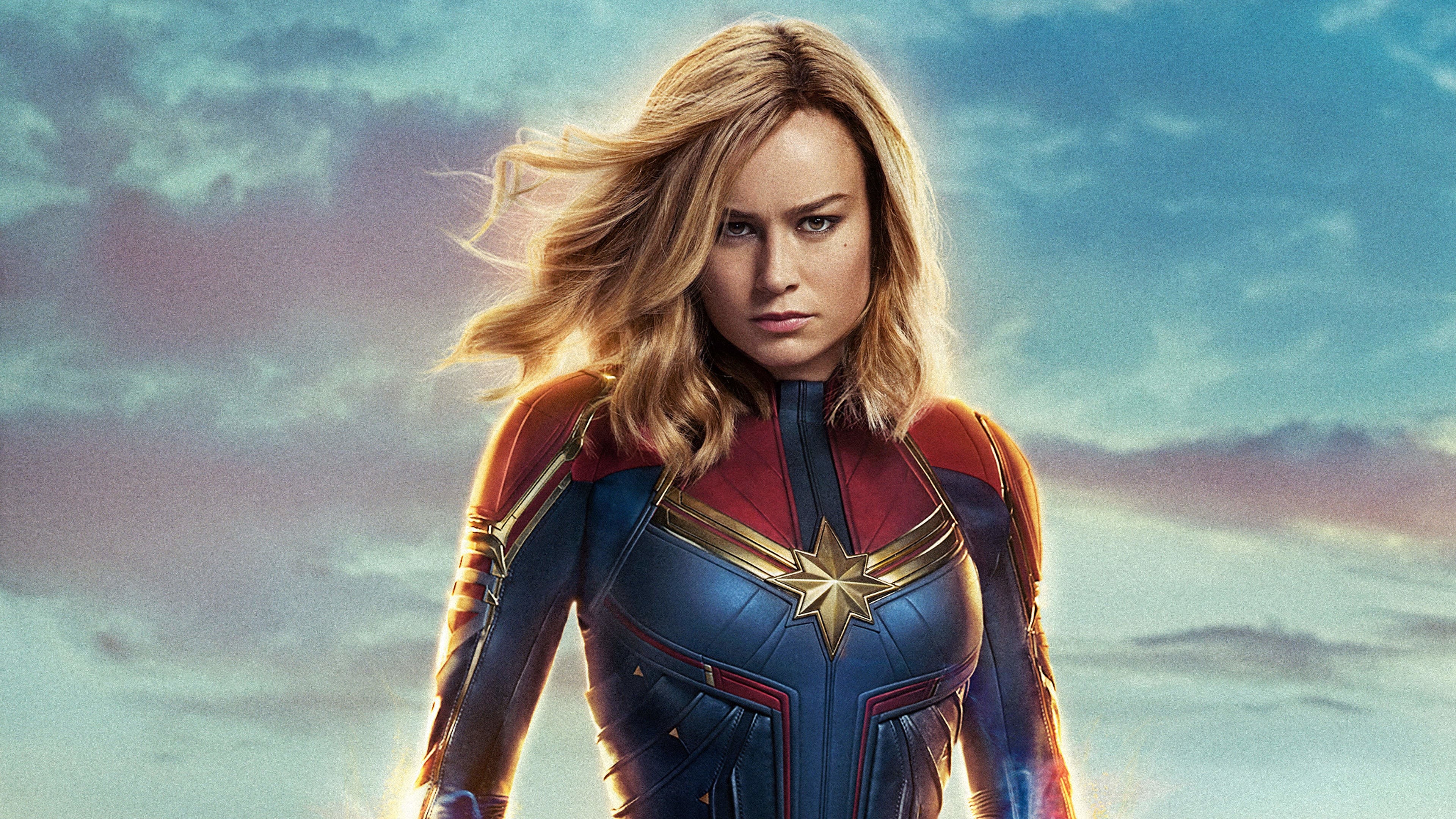 Wallpaper Captain Marvel Brie Larson 4k Movies