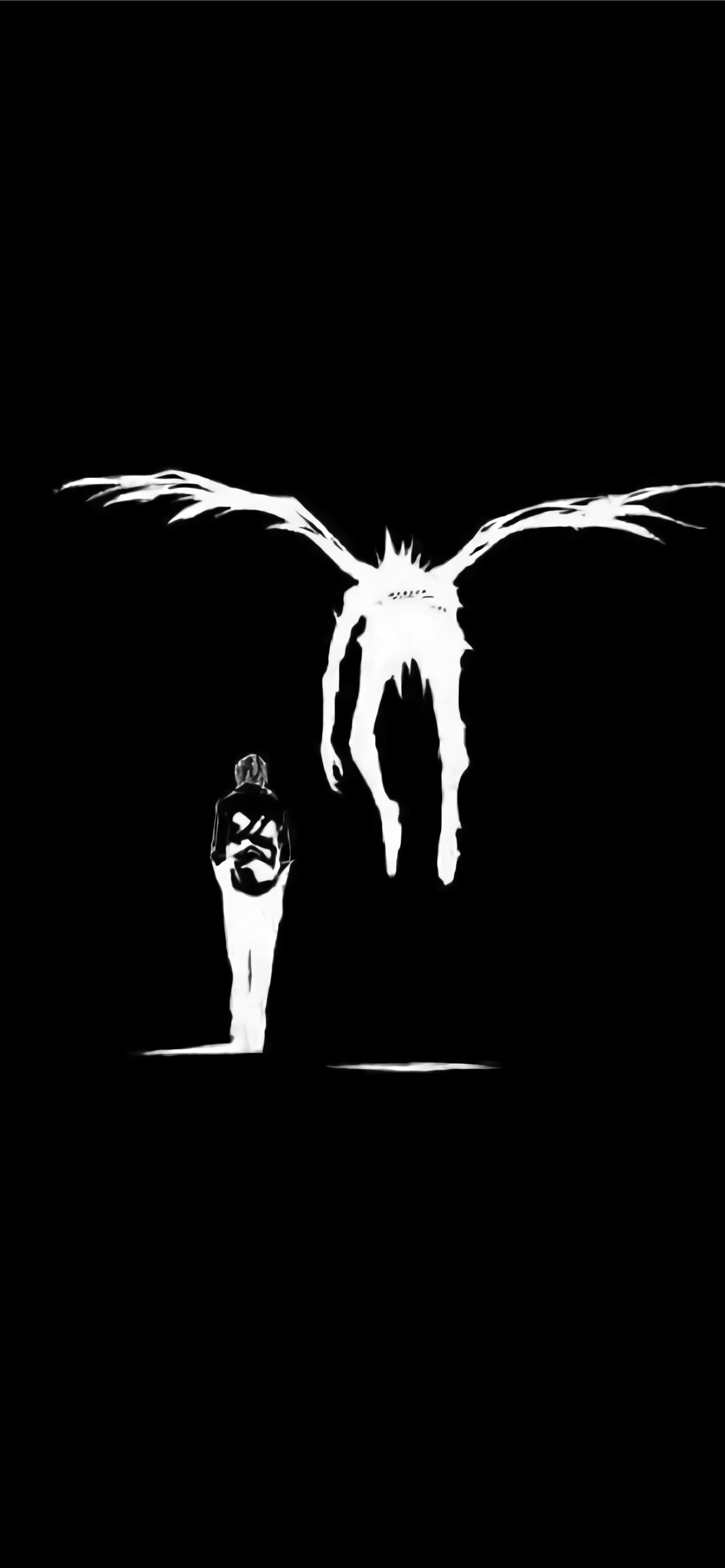 Death Note Amoled Cave iPhone Wallpaper