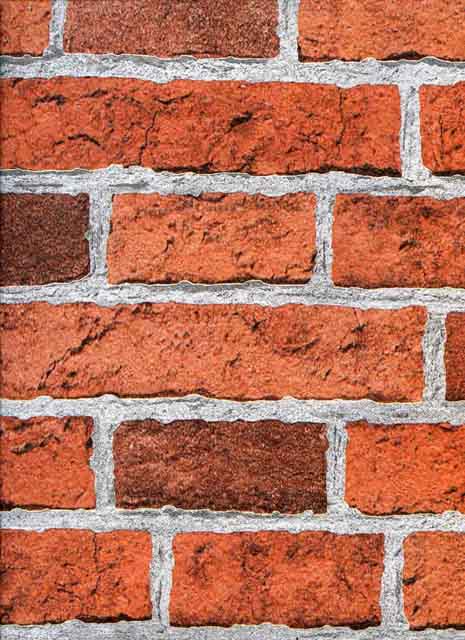 Brick Effect Wallpaper Red Wallsorts