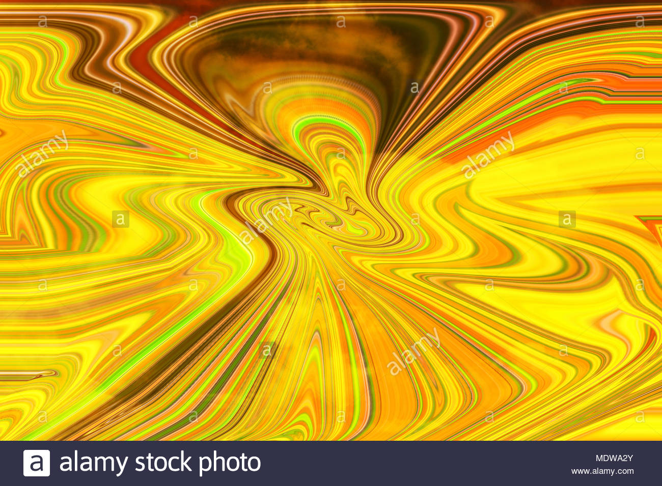 Yellow Colour Background Twirl Design Stock Photos