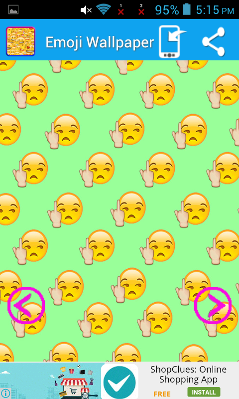 Emoji Wallpaper Screenshot Thumbnail