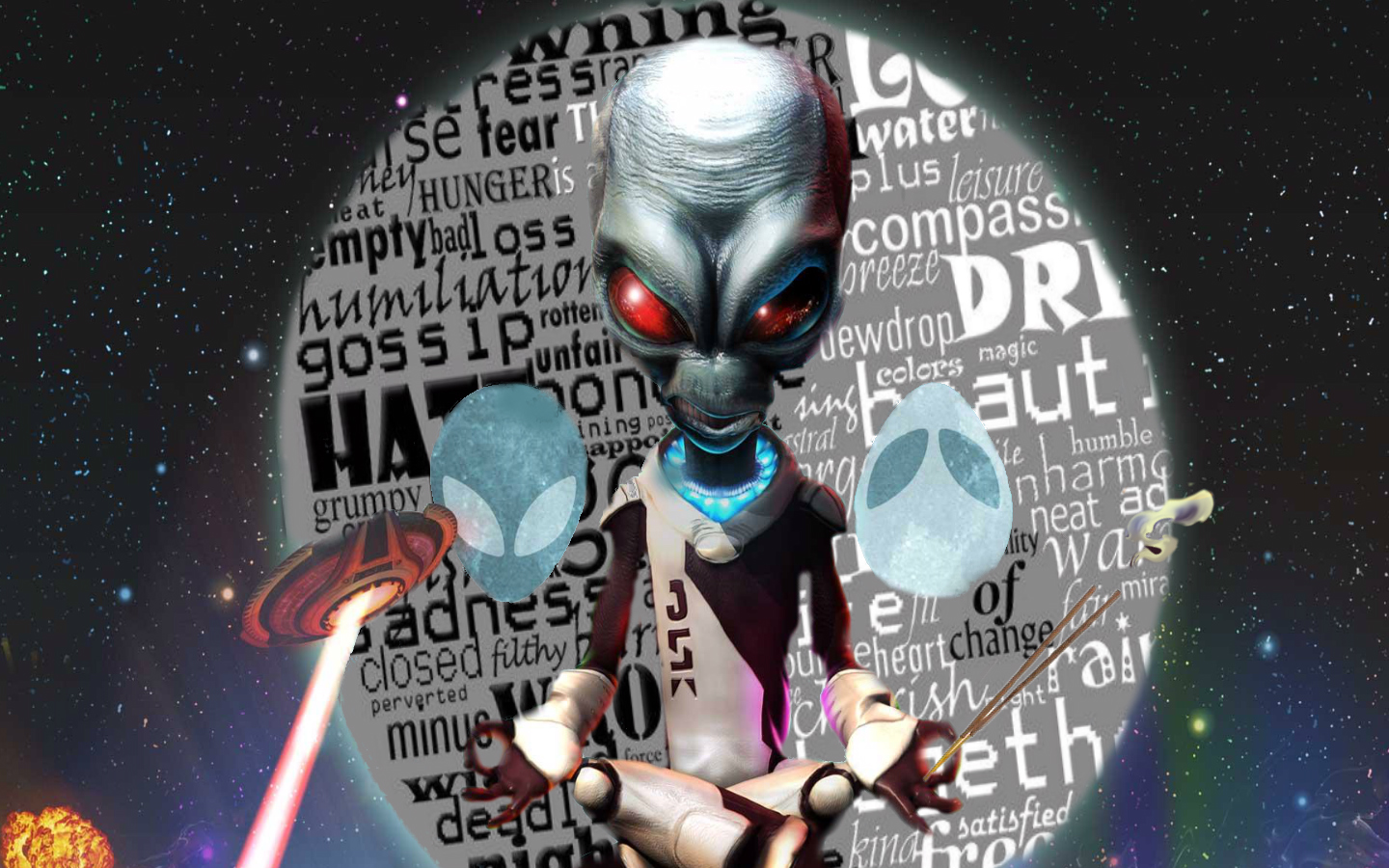 Video Game Destroy All Humans Wallpaper