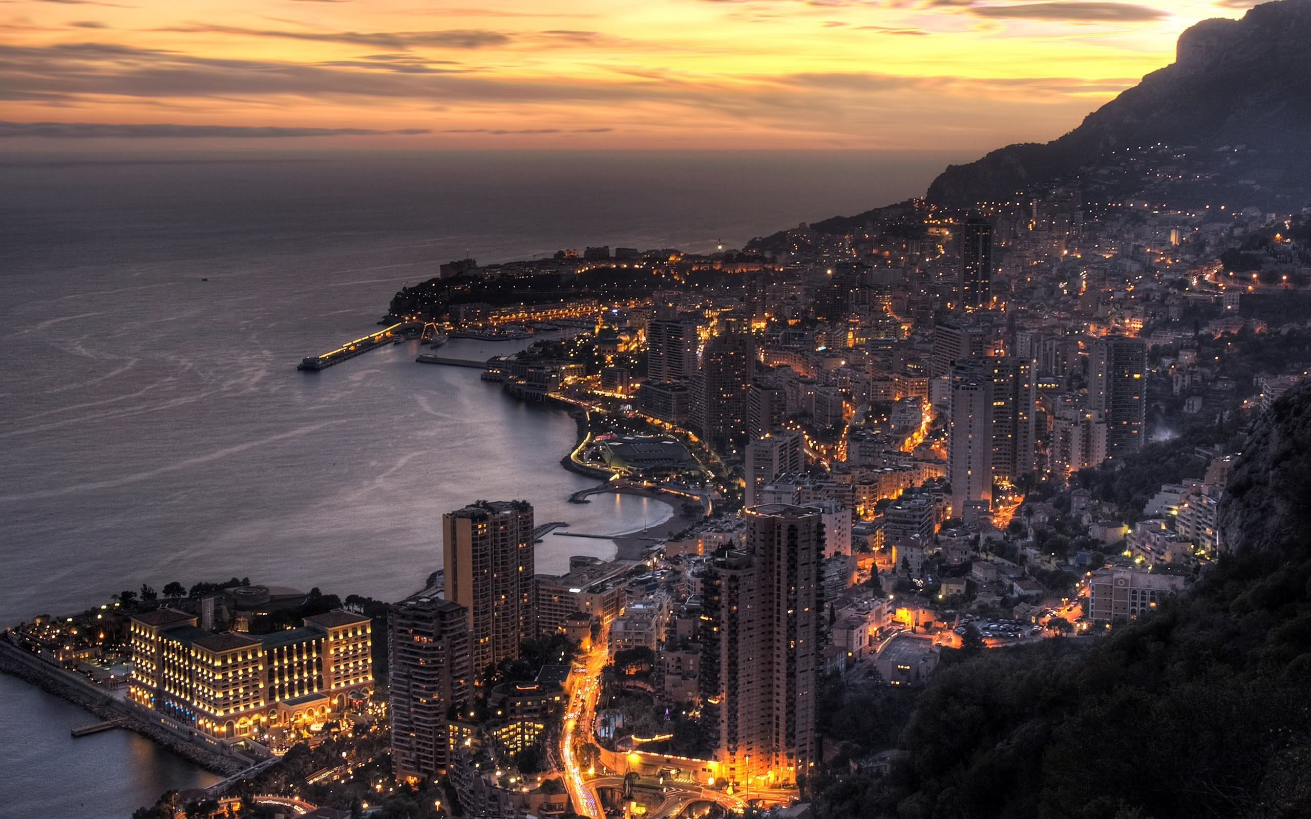 Monaco City Windows HD Wallpaper All For