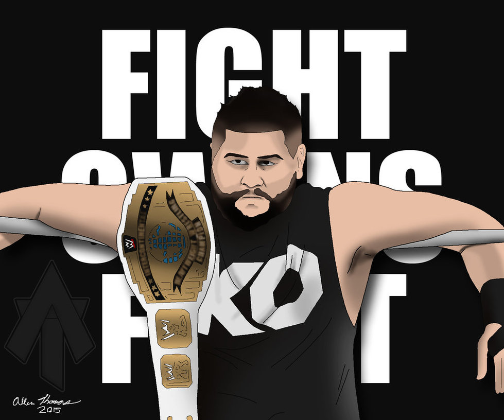 Kevin Owens Drawing By Allenthomasartist