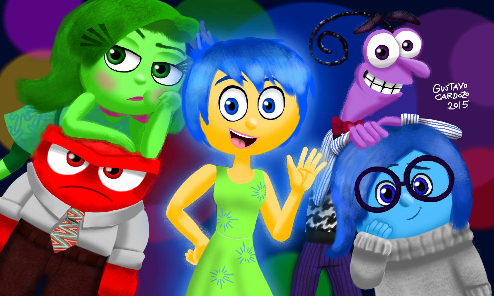 Disney   Pixars Inside Out by GustavoCardozo97 on