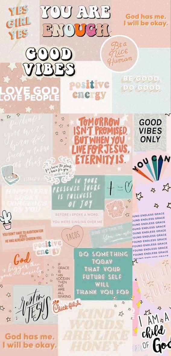 Summer Mood Board Wallpaper Quote Collage Fab