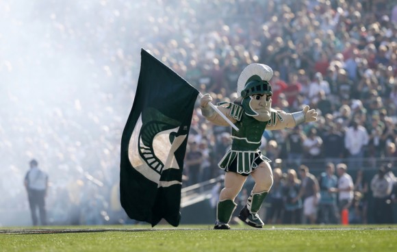 The Michigan State Spartans Played Stanford Cardinal In 100th