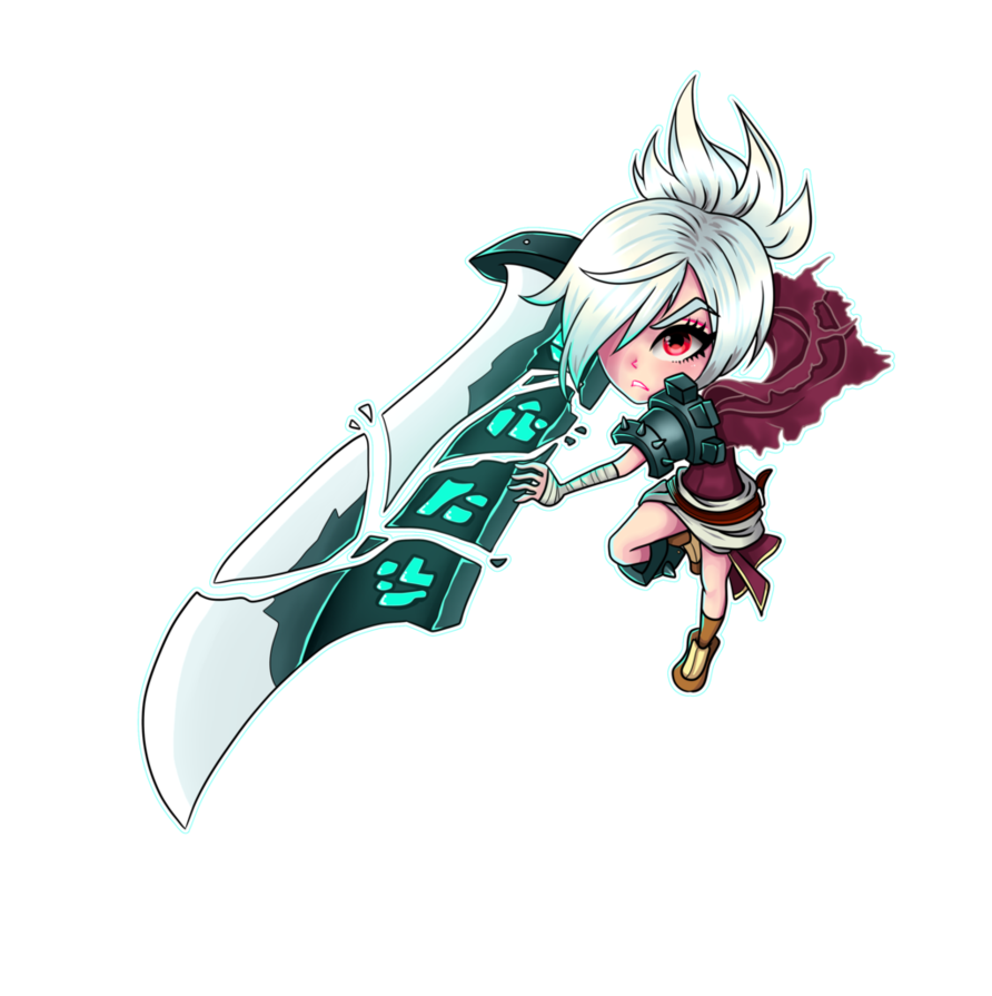 Riven  League of Legends  Chibi by nixiescream on