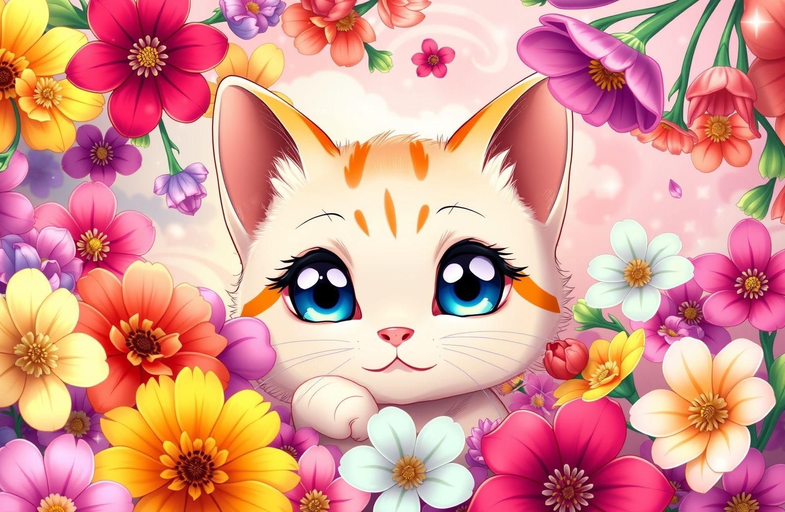 Anime Cat Wallpaper