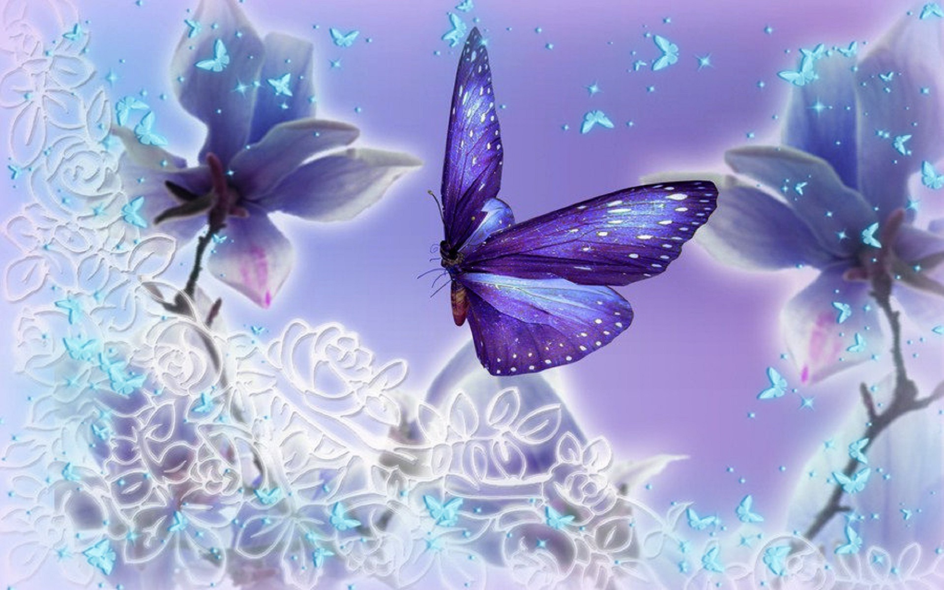 Butterfly Background Wallpaper