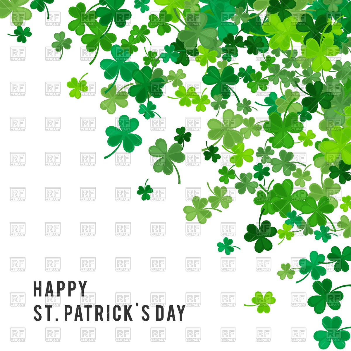 St Patrick S Day Background Royalty Vector Clip Art