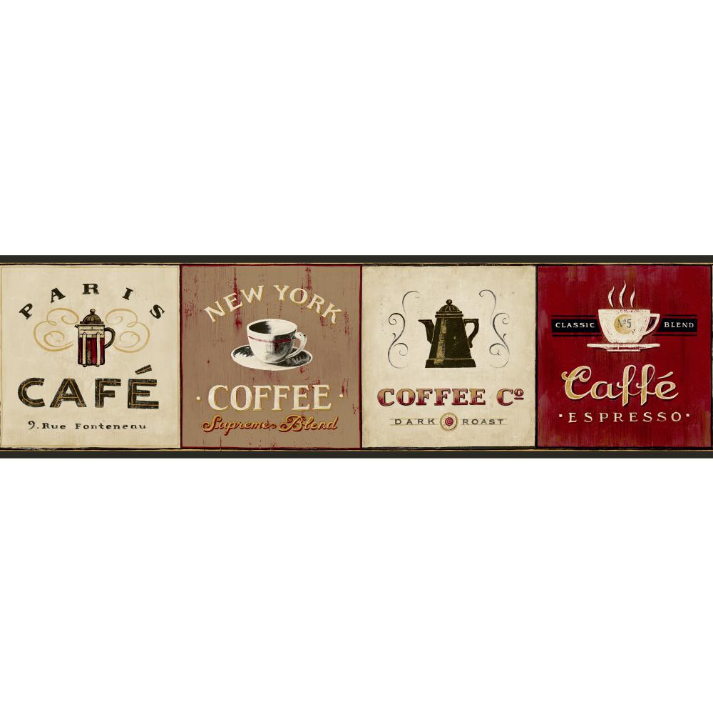 Free download Coffee Wallpaper Border EB8900B Wallpaper Border ...