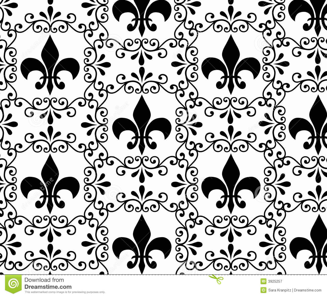 Black And White Victorian Wallpaper Vintage