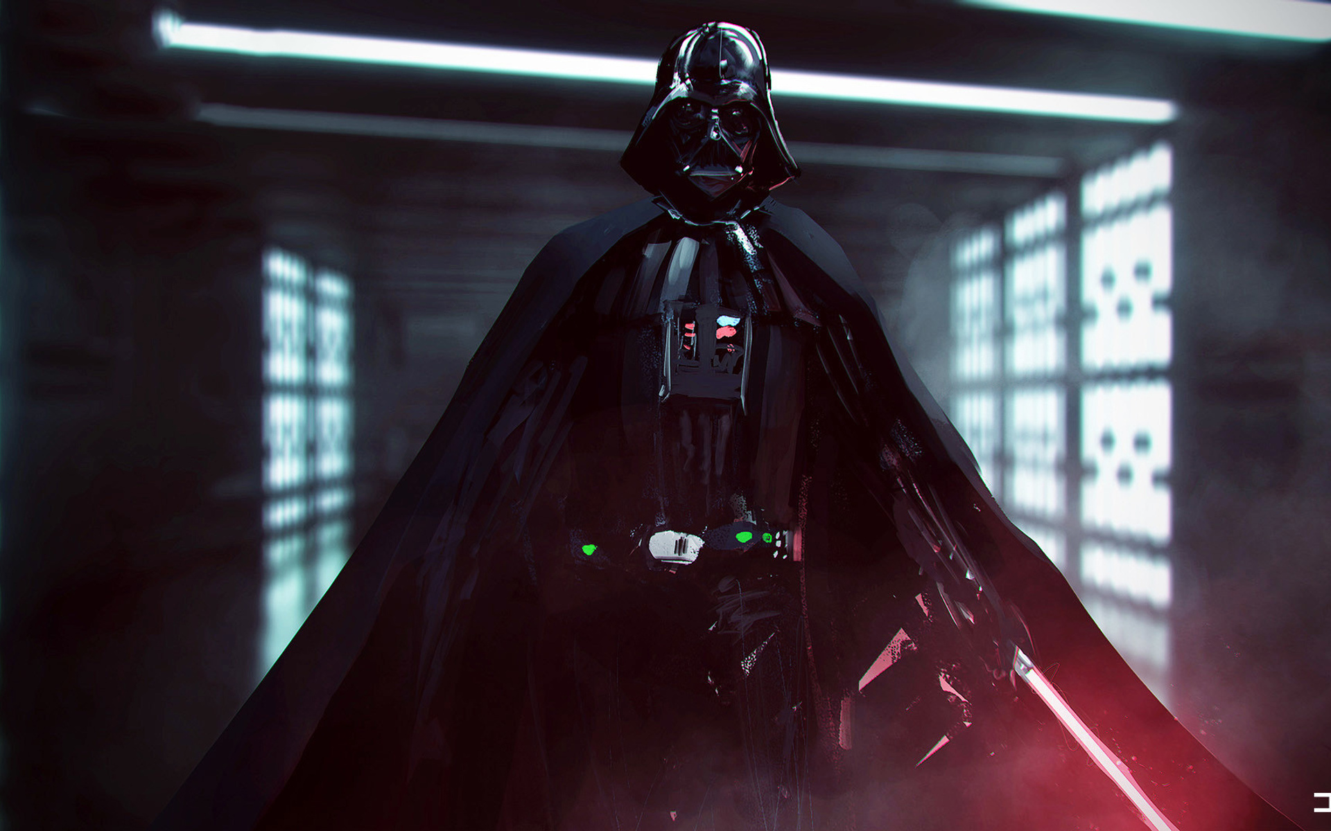 Darth Vader Star Wars Battlefront Concept Art 1080p Resolution HD 4k Wallpaper