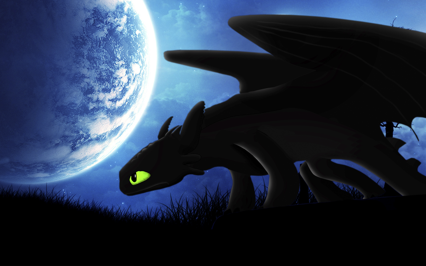Request Night Fury Toothless Wallpaper By Bluedragonhans On