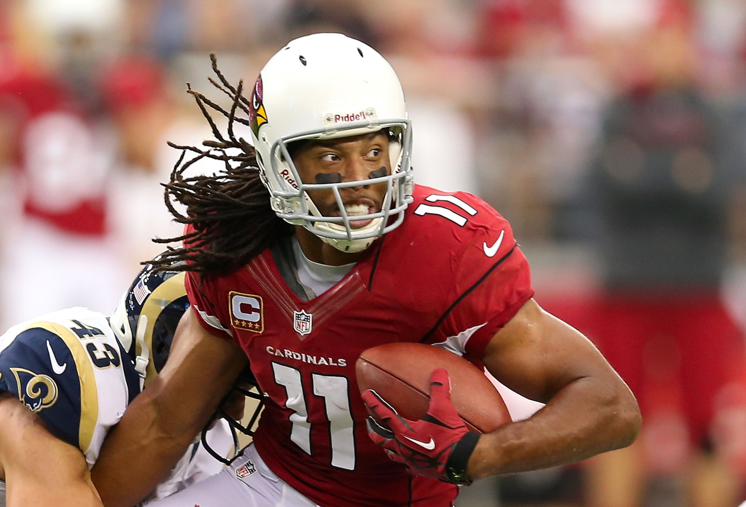 Larry Fitzgerald Talks Richard Sherman The Honey Badger And Healthy