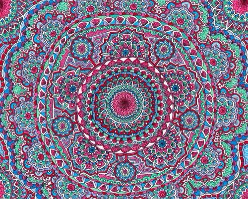 Mandala Pattern of Color Mandalas Patterns of Color Pinterest