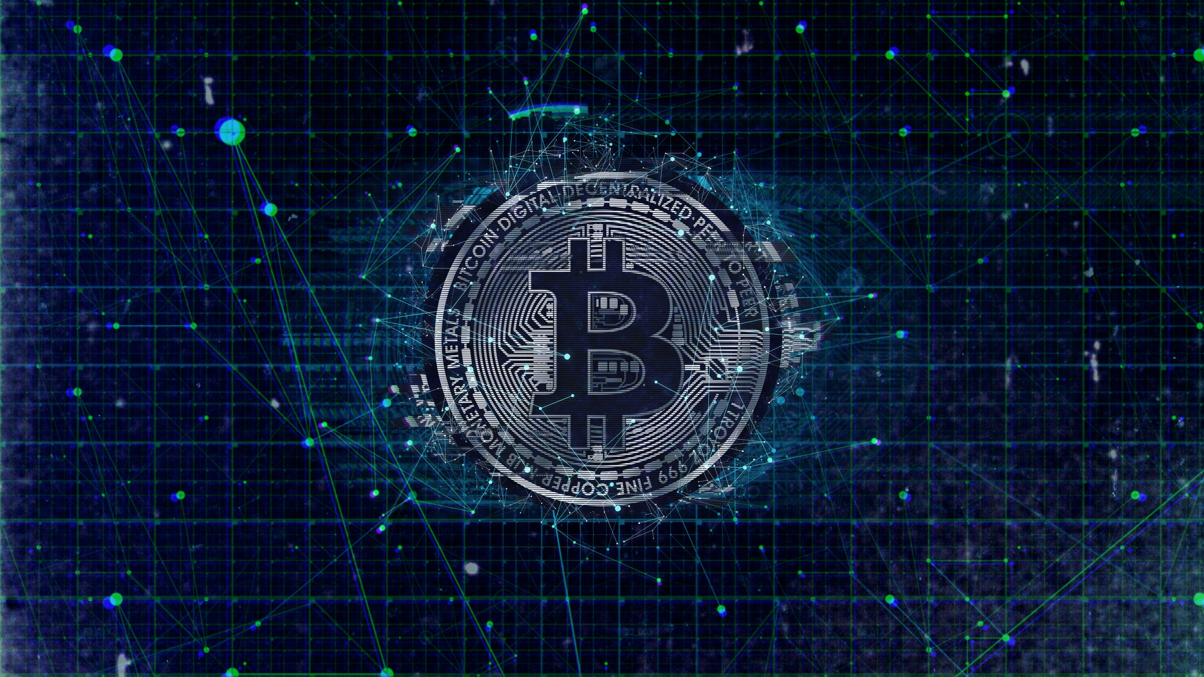Wallpaper Crypto Bitcoin Digital Art