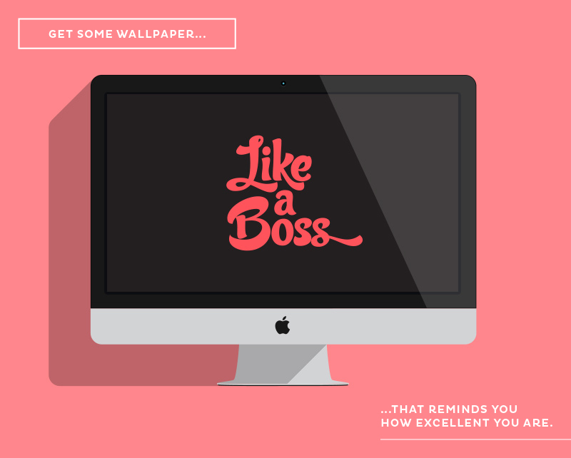 GET SOME WALLPAPER 01 LIKE A BOSS Mandy Fleetwood Graphic
