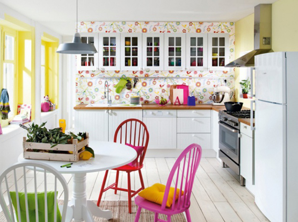Very First We Will Go To The Kitchen With Authentic Wallpaper
