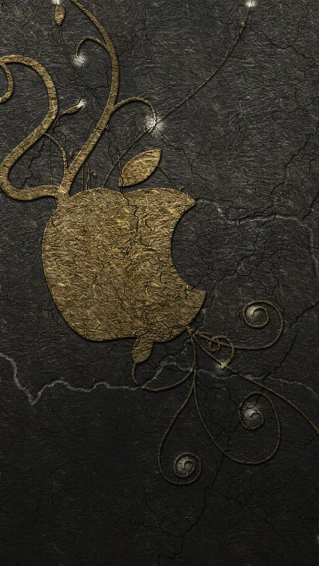 Leopard Apple Logo iPhone 5s Wallpaper