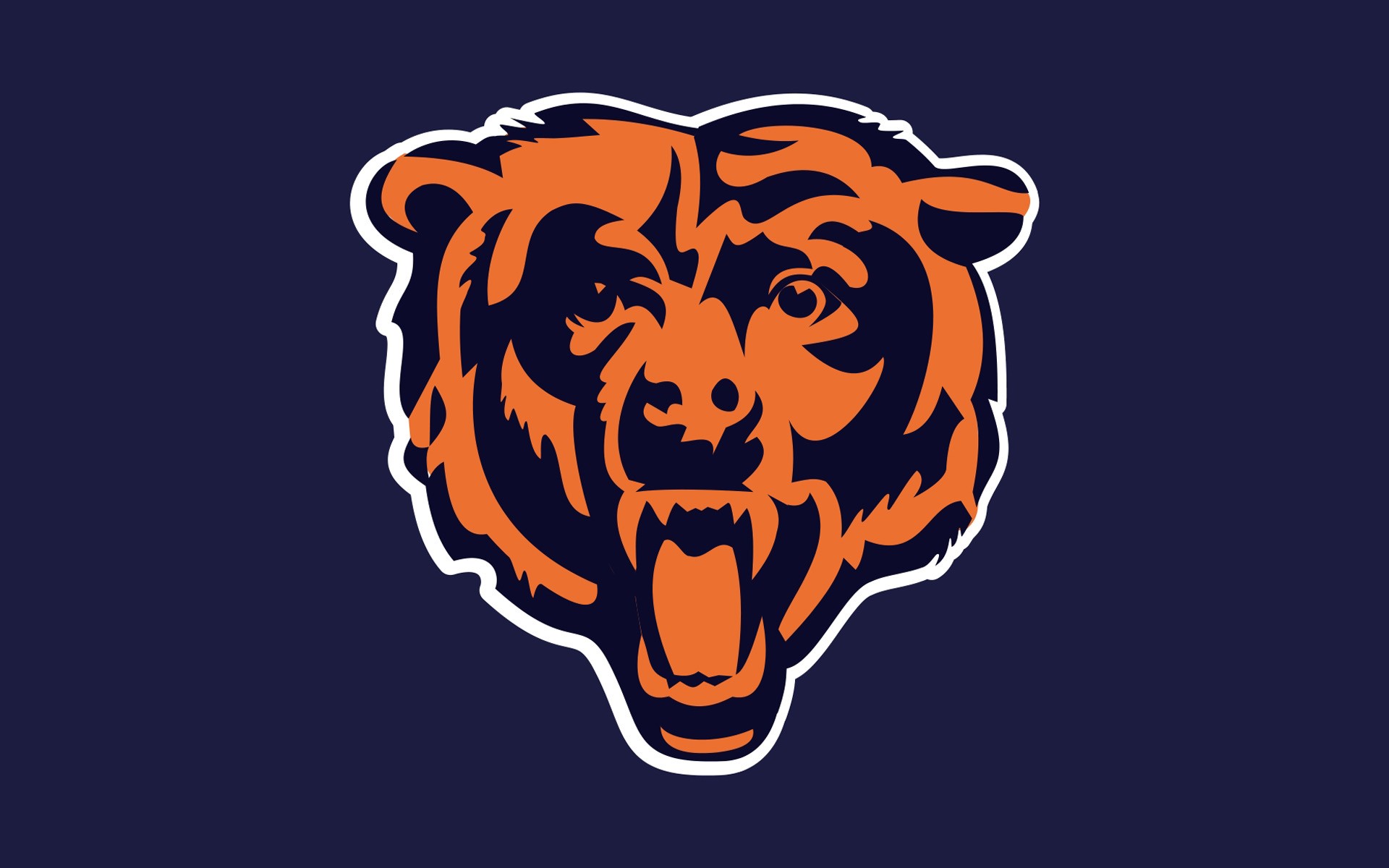 Logo Chicago Bears Sport Wall