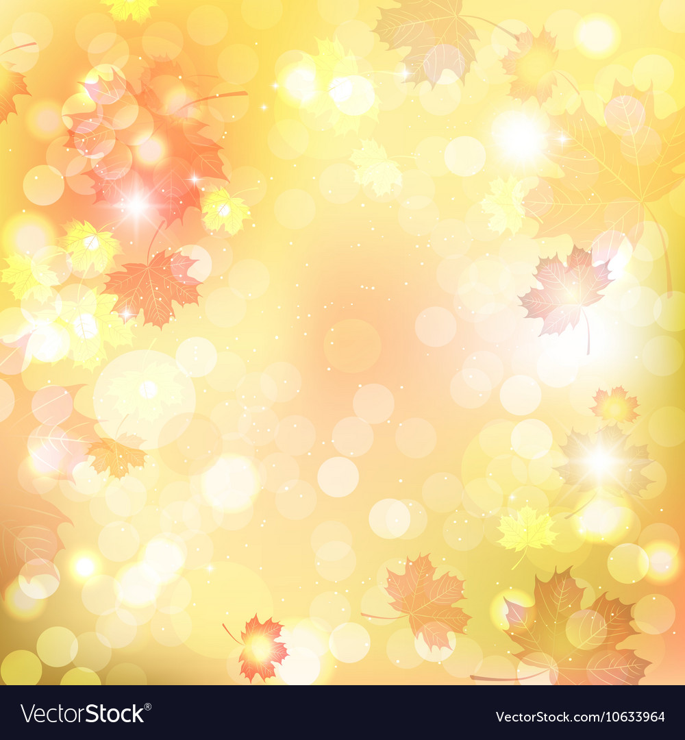 Blurred autumn soft warm background Royalty Free Vector
