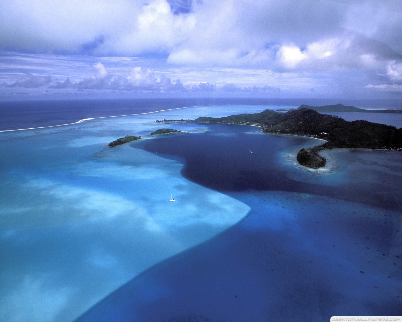Variation Bora French Polynesia HD Wallpaper