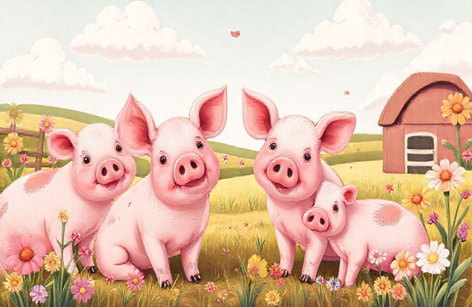 Cute Pig Wallpaper