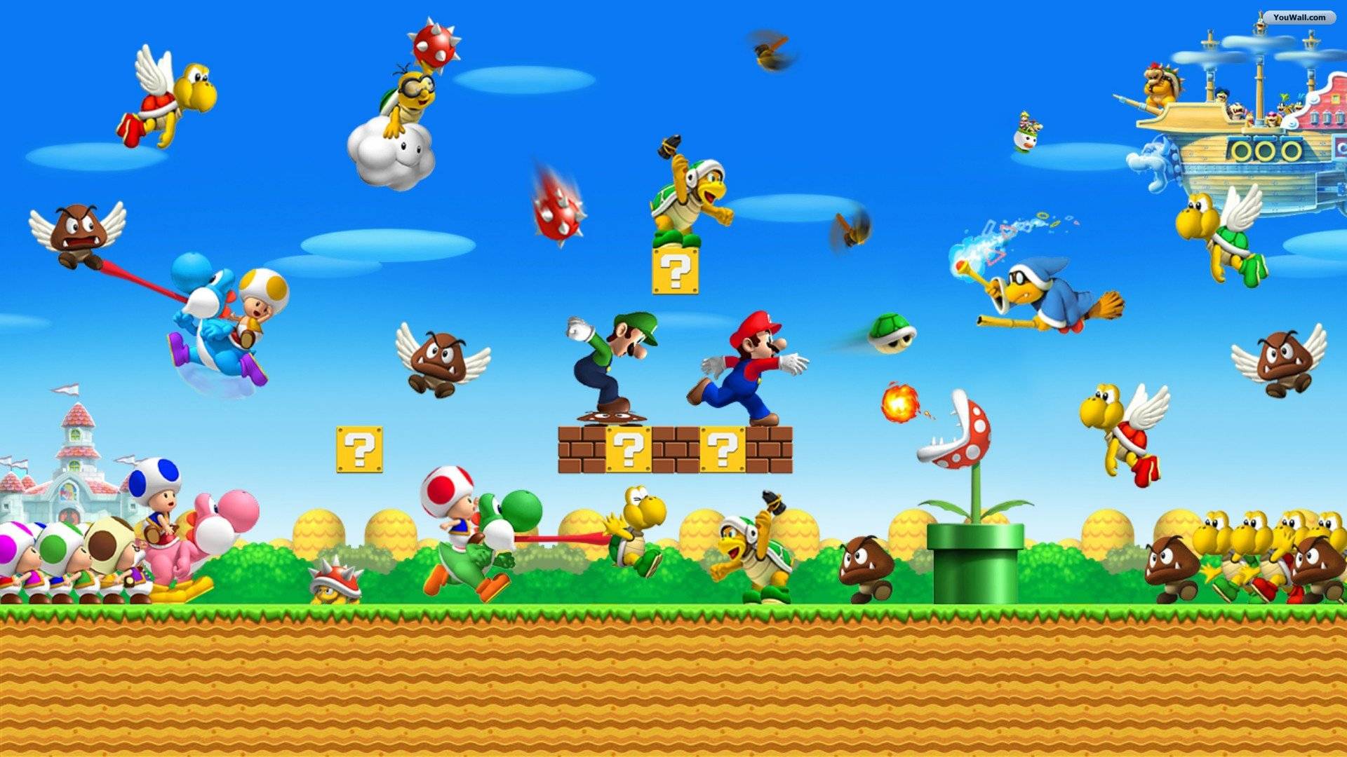 New Super Mario Bros U Wallpaper