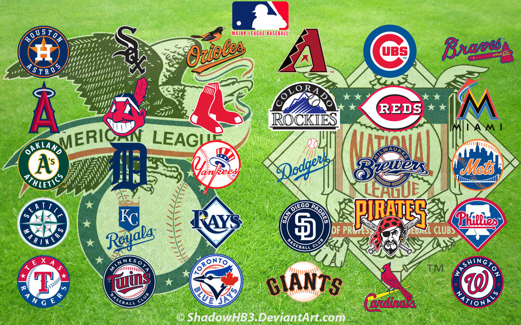 Major League Baseball Mlb Logos By Shadowhb3